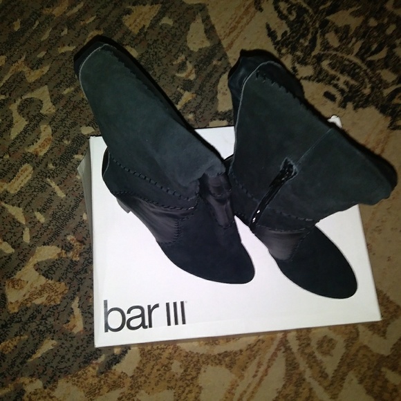 Bar lll Black Thigh High Boots sz 8 New - Picture 4 of 7